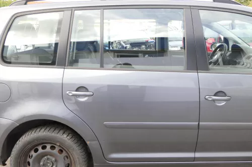 VW Touran 1T 1T3 Tür hinten rechts grau LD7X Platinumgrey