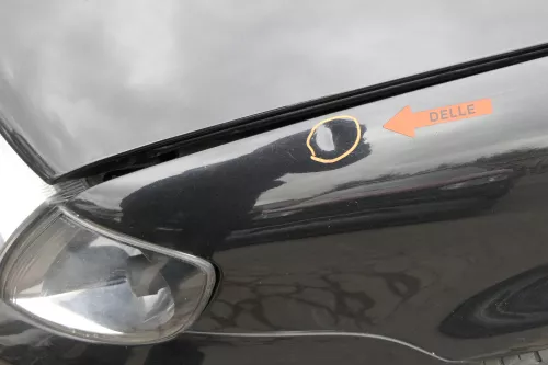 VW Polo 6N2 Kotflügel vorne links schwarz LC9Z (bis auf den Schweller 6N0821021H (150931)