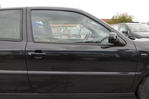 VW Polo 6N 6N2 Tür vorne rechts Beifahrertür 2/3-Türer schwarz LC9Z blackmagic