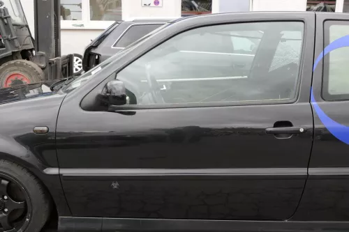 VW Polo 6N 6N2 Tür vorne links Fahrertür 2/3-Türer schwarz LC9Z blackmagic
