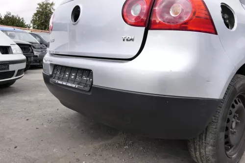 VW Golf 5 1K Limousine Stoßstange hinten Heckstoßstange silber grau LA7W silb (150953)