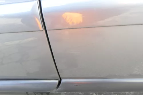 Audi A4 B5 Tür nur Türblatt vorne rechts grau LY7L - Facelift Tür (151204)