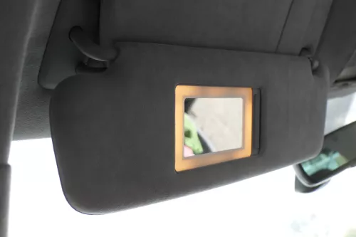 VW Touareg 7L Sonnenblenden Sonnenblende grau links 7L6857551AR doppelt kristall (151329)