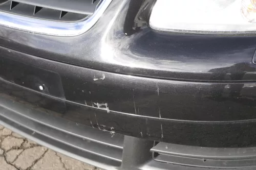 VW Touran 1T Stoßstange vorne Frontstoßstange Stoßfänger schwarz LC9Z SWR blackm (151470)