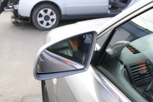 Audi A4 B6 8E B7 Spiegel Außenspiegel links elektrisch verstellbar grau LY7Q (151531)