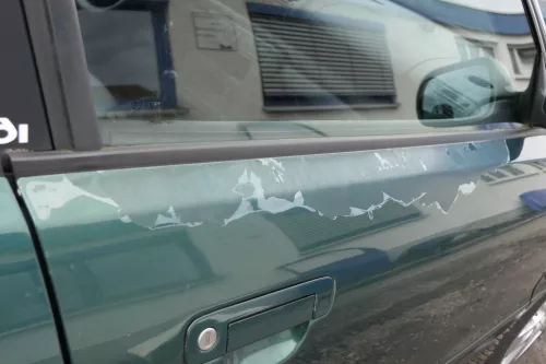 Audi A4 B5 Tür nur Türblatt vorn rechts Beifahrertür grün LZ6L Kombi Limo (151568)