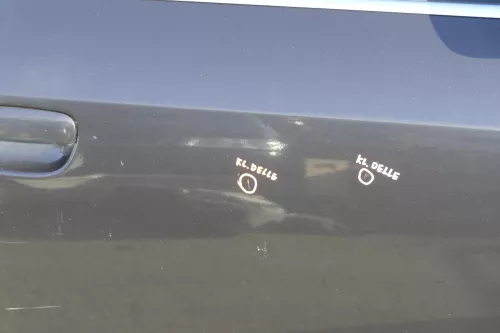 Audi A6 4B C5 Tür Türblatt vorne rechts Beifahrertür grau LZ4V (151658)