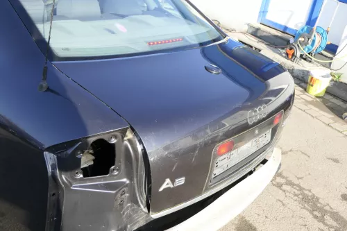 Audi A6 4B Limousine Kofferraumklappe hinten Heckklappe Deckel grau LZ4V GPS (151666)