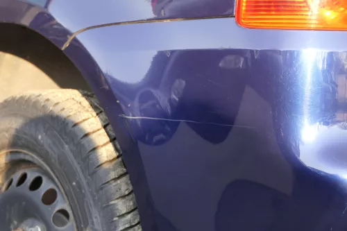 VW Touran 1T Stoßstange hinten Heckstoßstange blau LB5N indigoblau (151758)