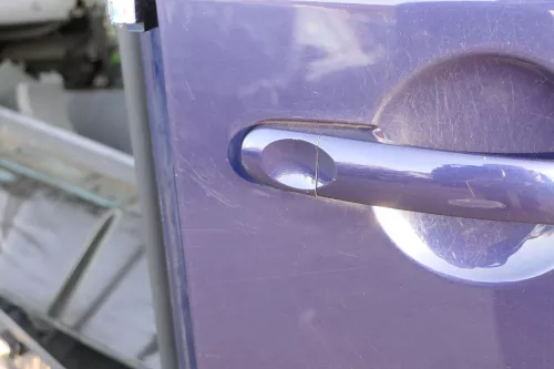 VW Touran 1T 1T3 Tür vorne rechts Beifahrertür blau LB5N indigoblau 151764 (151764)