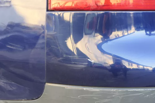 Audi A6 4B Kombi Avant Stoßstange hinten Heckstoßstange blau LZ5K (151781)