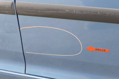 Golf 5 V 1K Tür vorne rechts Beifahrertür 4/5-Türer LA5S riverblue blau TÜRBLATT (151805)