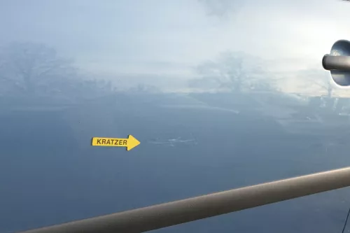 VW Golf 5 V 1K Tür vorne links Fahrertür 4/5-Türer blau LA5S riverblue TÜRBLATT (151807)