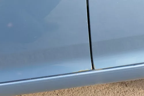 VW Golf 5 V 1K Tür vorne links Fahrertür 4/5-Türer blau LA5S riverblue TÜRBLATT (151807)