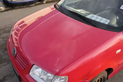 VW Polo 6N2 Motorhaube Haube vorne Klappe rot LP3G (151812)