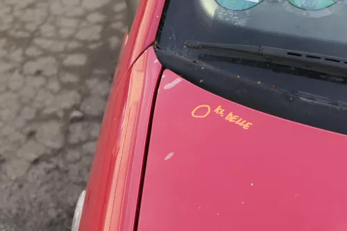 VW Polo 6N2 Motorhaube Haube vorne Klappe rot LP3G (151812)