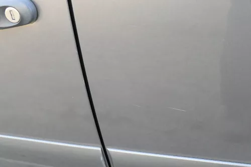 VW Touran 1T 1T3 Tür hinten links grau LD7X inkl. Scheibe Platinumgrey grau (151906)