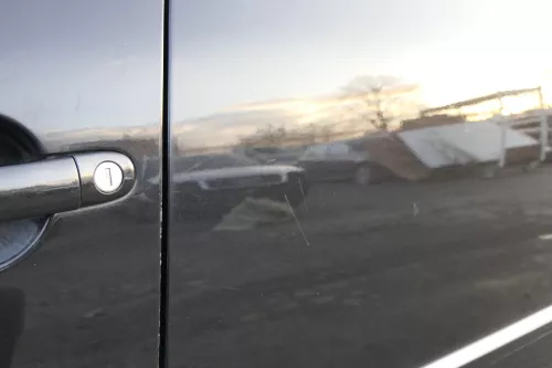 VW Passat 3B 3BG Kombi Variant Tür hinten links schwarz LC9Z blackma mit Scheibe (152014)