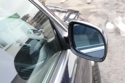 Audi A8 4D Spiegel Außenspiegel rechts elektrisch blau LZ5L 4D1858532M (152155)