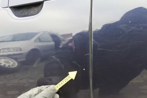 Audi A8 4D Tür Türblatt vorne links Fahrertür blau LZ5L Nur TÜRBLATT (152156)