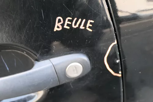 VW Lupo Seat Arosa Tür vorne links Fahrertür schwarz L041 (mechanischer FH 15227 (152275)