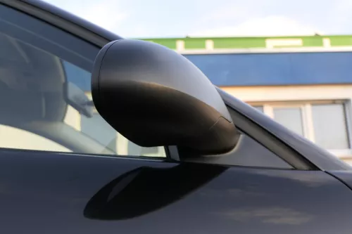 Seat Ibiza 6L mechanischer mechan manuell Spiegel Außenspiegel rechts schwarz ma (152301)