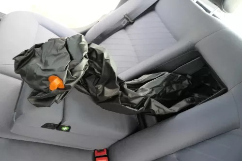 Audi A8 4D Avant Sitz Rückbank Rücksitzbank hinten Ski aquablau (152317)