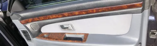 Audi A8 4D Verkleidung Klappe Abdeckung Dekor Holz Optik Mittelkonsole (152328)