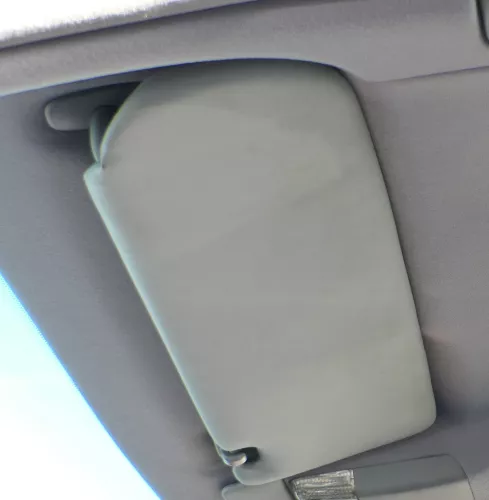 Audi A8 4D Sonnenblenden Sonnenblende vorne links 4D0857551A F85 aquablau (152332)