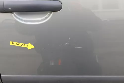 VW Golf 5 V 1K Tür vorn rechts Beifahrertür 4/5-Türer grau blau LA6Q nu TÜRBLATT (152373)