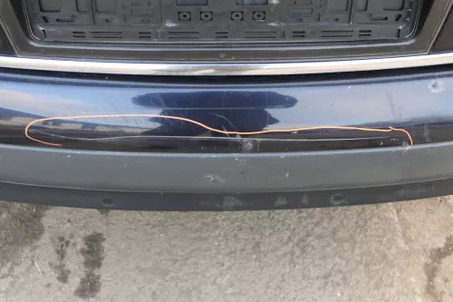 Audi A6 4B Limousine Stoßstange hinten Heckstoßstange Stoßfänger blau LZ5L PDC (152412)