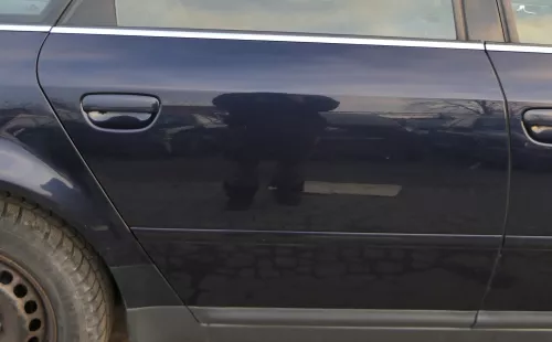 Audi A6 4B C5 Tür Türblatt hinten rechts blau LZ5L mingblau