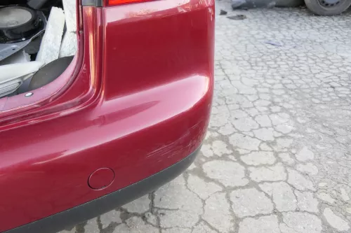 VW Touran 1T Stoßstange hinten Heckstoßstange Stoßfänger rot braun LA3W red spic (152446)