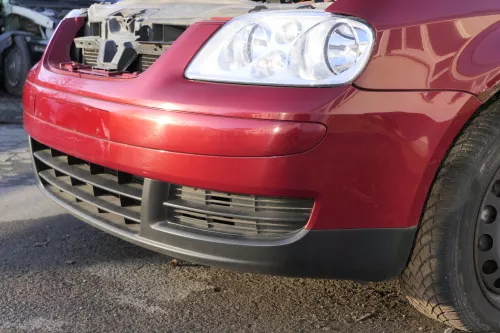 VW Touran 1T Stoßstange vorne Frontstoßstange Stoßfänger wein-rot braun LA3W red (152449)