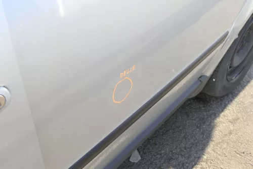 VW Passat 3B 3BG Kombi Variant Tür hinten links silber LA7W reflexsilber meta (152540)