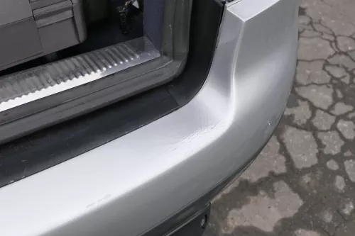 Audi A6 4B Kombi Avant Stoßstange hinten Heckstoßstange grau silber LY7M - PDC (152577)