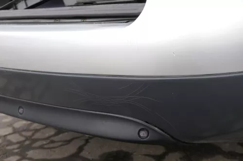 Audi A6 4B Kombi Avant Stoßstange hinten Heckstoßstange grau silber LY7M - PDC (152577)