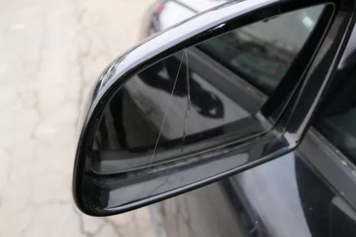 Audi A4 B6 8E B7 Spiegel Außenspiegel links elektrisch verstellbar schwarz LY9B (152715)