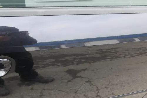 Audi A4 B7 8E Tür hinten rechts schwarz LY9B brillian Kombi mit Scheibe + Rahmen (152722)