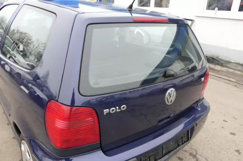 VW Polo 6N2 Heckklappe Klappe hinten Kofferraumklappe blau LB5N- ohne Anbauteile (152757)
