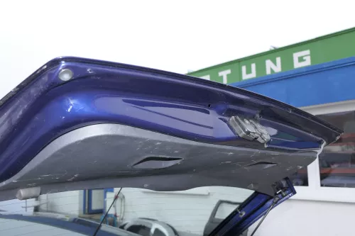 VW Polo 6N2 Heckklappe Klappe hinten Kofferraumklappe blau LB5N- ohne Anbauteile (152757)