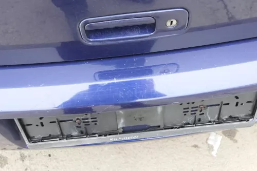 VW Polo 6N2 Stoßstange hinten Heckstoßstange Stoßfänger blau LB5N indigoblau bla (152759)