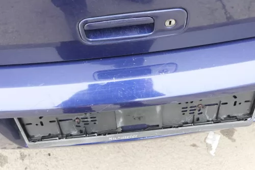 VW Polo 6N2 Stoßstange hinten Heckstoßstange Stoßfänger blau LB5N indigoblau bla (152759)