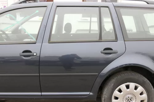 VW Golf 4 Bora Tür hinten links nur Kombi / Variant blau grau LC5F bluegraphit