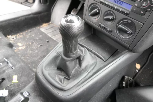 VW Golf 4 Bora Schaltknauf Schaltsack Schaltknüppel schwarz Benziner 5-Gang 1J (152785)