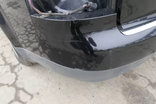 Audi A4 8E B6 Kombi Avant Stoßstange hinten mit Spoiler schwarz LY9B brilliant (152818)