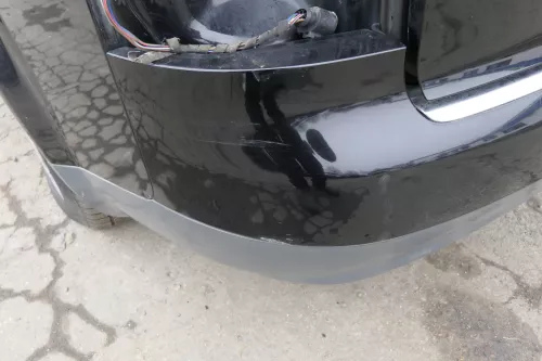 Audi A4 8E B6 Kombi Avant Stoßstange hinten mit Spoiler schwarz LY9B brilliant (152818)