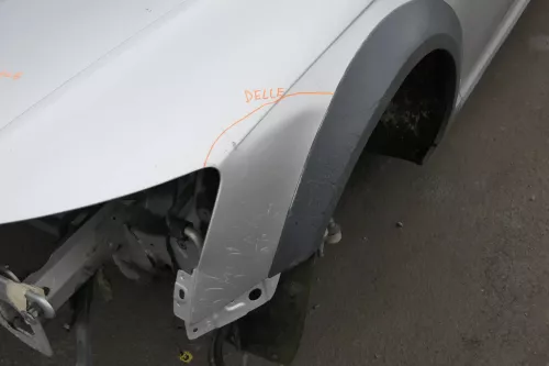 Audi A6 4F C6 Kotflügel vorne links grau LY7W Allroad Quattro 4F0821103E +Leiste (152943)
