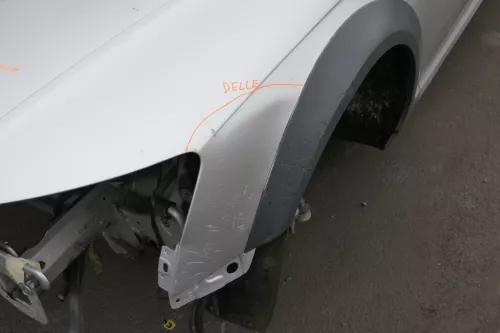 Audi A6 4F C6 Kotflügel vorne links grau LY7W Allroad Quattro 4F0821103E +Leiste (152943)