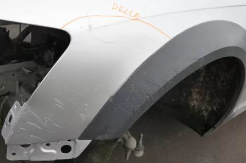 Audi A6 4F C6 Kotflügel vorne links grau LY7W Allroad Quattro 4F0821103E +Leiste (152943)